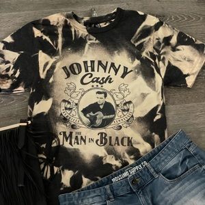Johnny Cash bleached tee